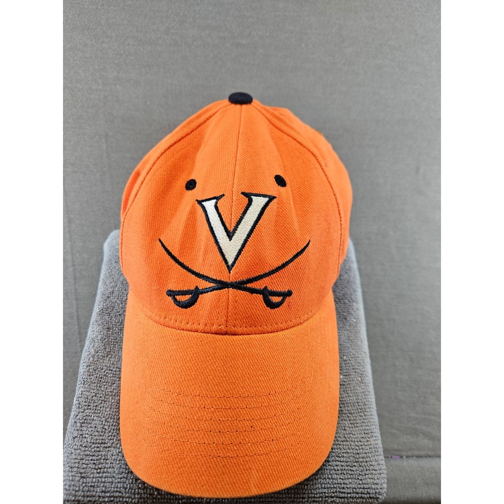 Virginia Cavaliers UVA Hat Captivating Headgear Orange NCAA Baseball Cap Adj
